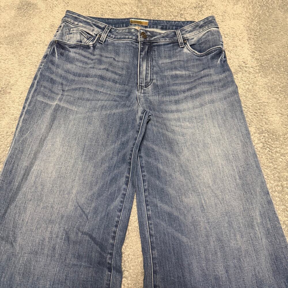 KUT from the Kloth Goldie Super Flare Jeans Womens 12 (36x29.5) High Rise - Picture 2 of 12